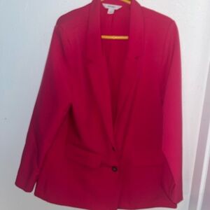 Women's Red Blazer and Pants